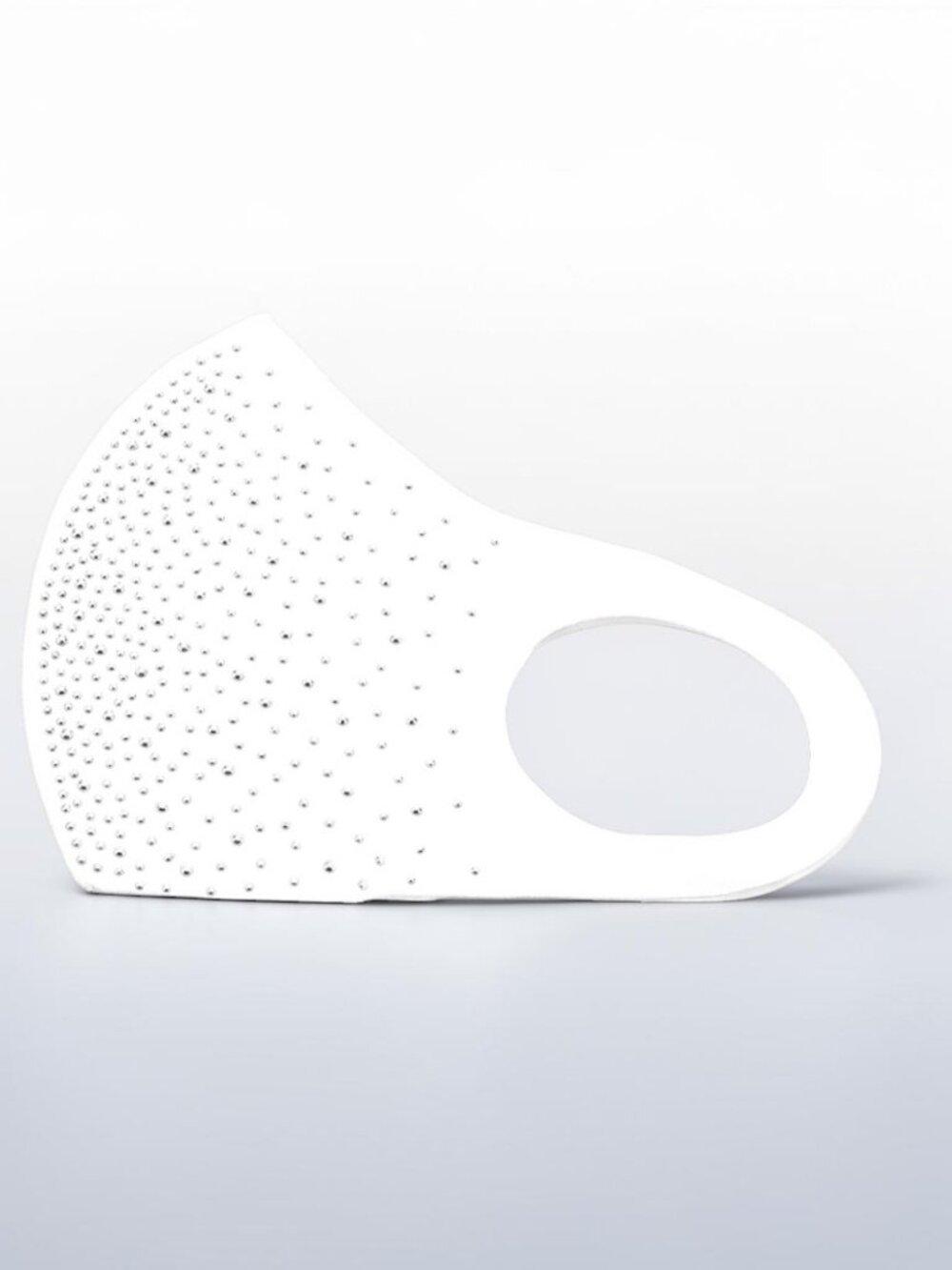 White Rhinestone Reusable Face Mask NWT Factory Sealed